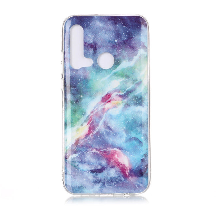 For Huawei P20 Lite Coloured Drawing Pattern IMD Workmanship Soft TPU Protective Case