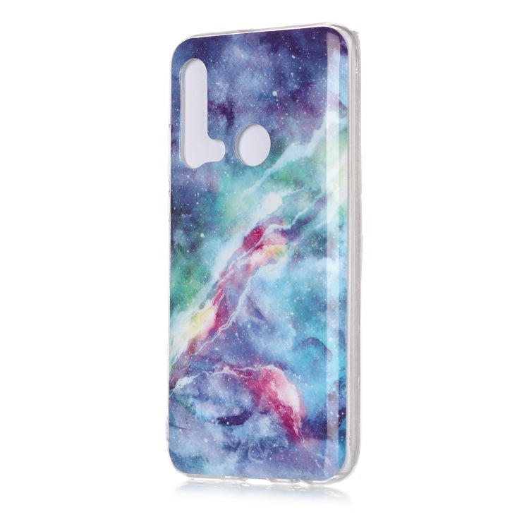 For Huawei P20 Lite Coloured Drawing Pattern IMD Workmanship Soft TPU Protective Case
