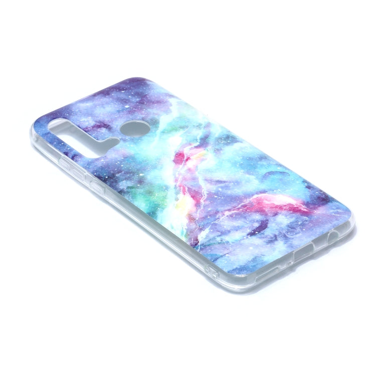 For Huawei P20 Lite Coloured Drawing Pattern IMD Workmanship Soft TPU Protective Case