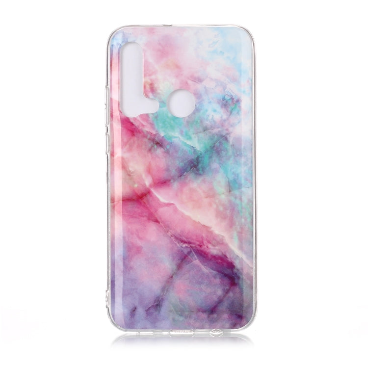 For Huawei P20 Lite Coloured Drawing Pattern IMD Workmanship Soft TPU Protective Case
