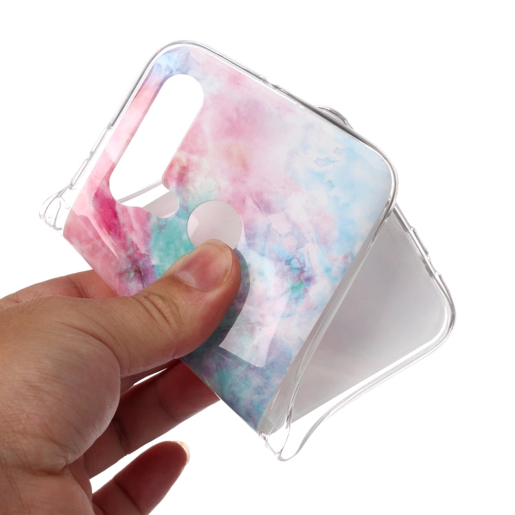 For Huawei P20 Lite Coloured Drawing Pattern IMD Workmanship Soft TPU Protective Case