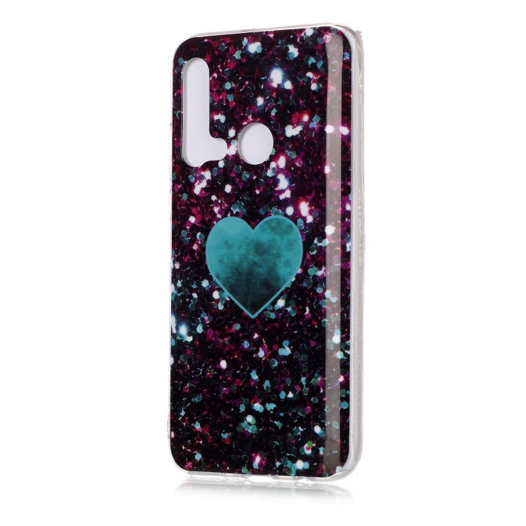 For Huawei P20 Lite Coloured Drawing Pattern IMD Workmanship Soft TPU Protective Case