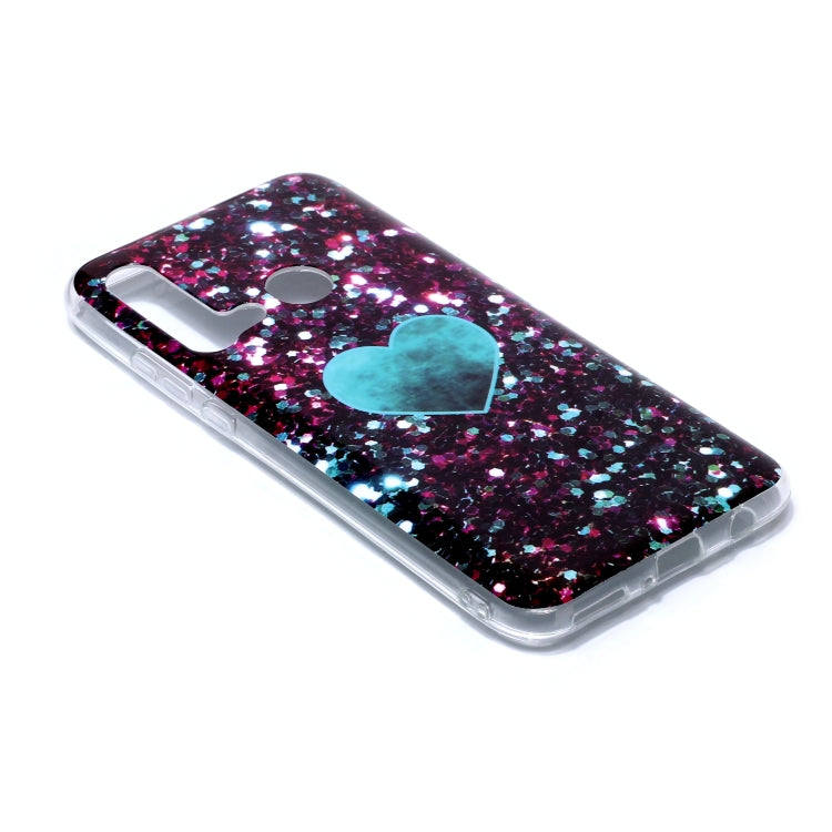 For Huawei P20 Lite Coloured Drawing Pattern IMD Workmanship Soft TPU Protective Case