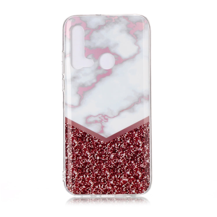 For Huawei P20 Lite Coloured Drawing Pattern IMD Workmanship Soft TPU Protective Case