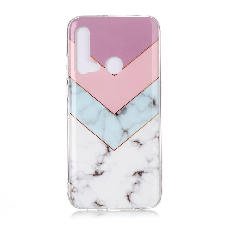 For Huawei P20 Lite Coloured Drawing Pattern IMD Workmanship Soft TPU Protective Case
