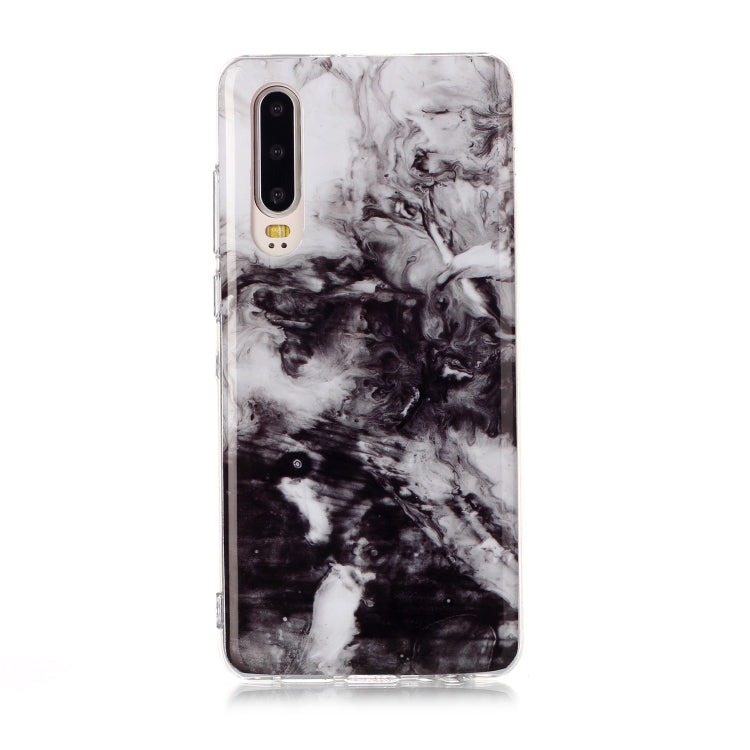 For Huawei P30 Coloured Drawing Pattern IMD Workmanship Soft TPU Protective Case