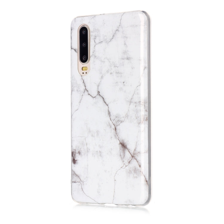 For Huawei P30 Coloured Drawing Pattern IMD Workmanship Soft TPU Protective Case