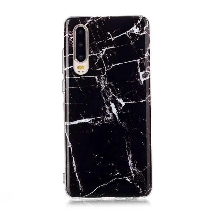 For Huawei P30 Coloured Drawing Pattern IMD Workmanship Soft TPU Protective Case