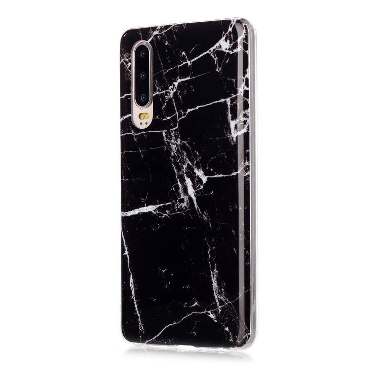 For Huawei P30 Coloured Drawing Pattern IMD Workmanship Soft TPU Protective Case