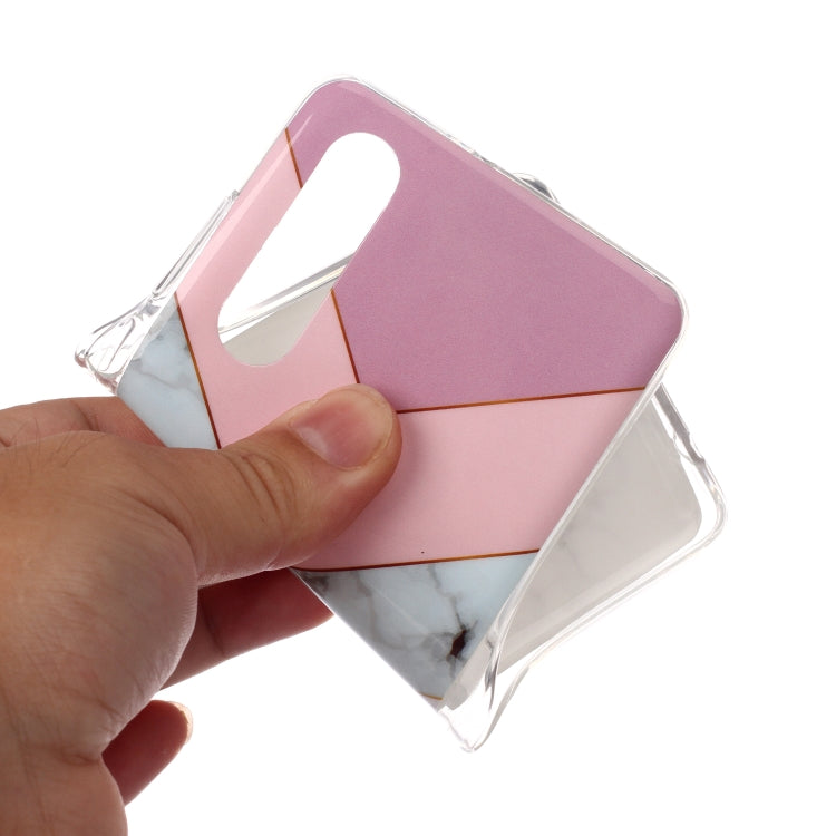 For Huawei P30 Coloured Drawing Pattern IMD Workmanship Soft TPU Protective Case