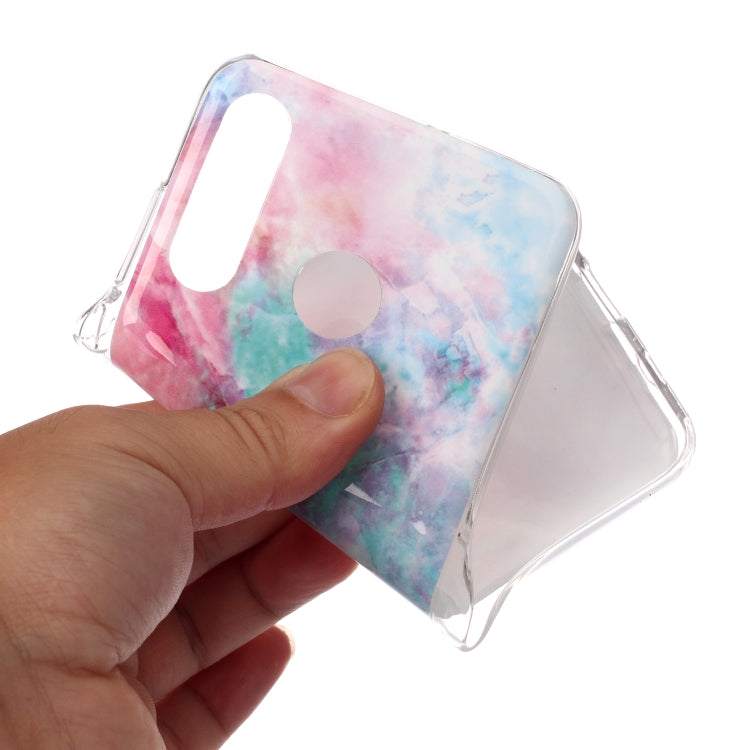 For Huawei P30 Lite Coloured Drawing Pattern IMD Workmanship Soft TPU Protective Case
