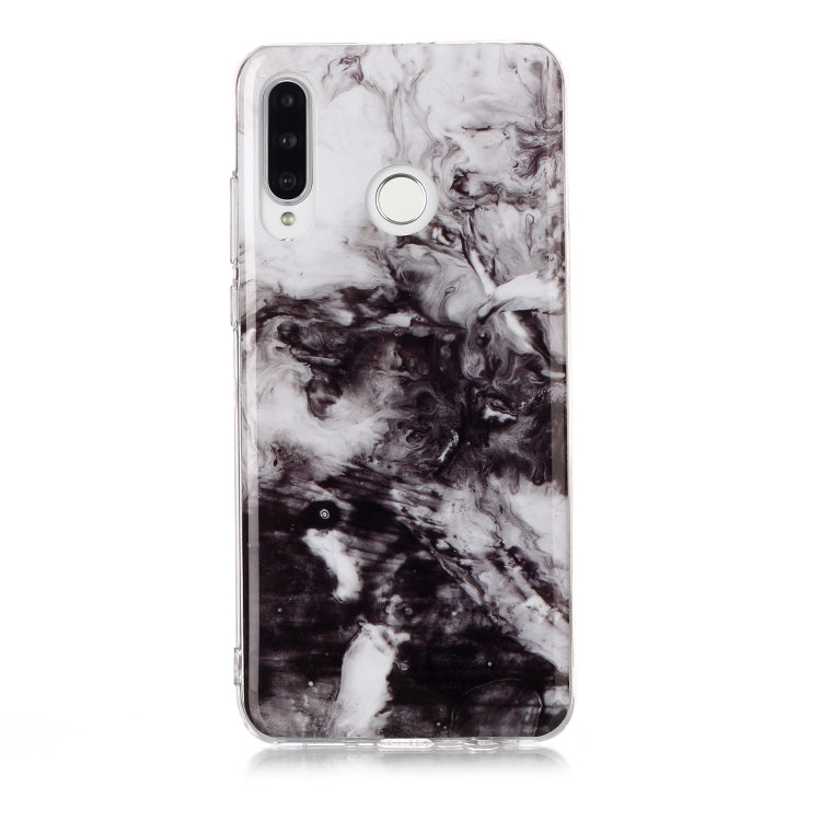 For Huawei P30 Lite Coloured Drawing Pattern IMD Workmanship Soft TPU Protective Case