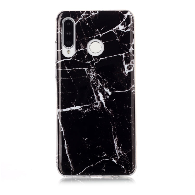For Huawei P30 Lite Coloured Drawing Pattern IMD Workmanship Soft TPU Protective Case