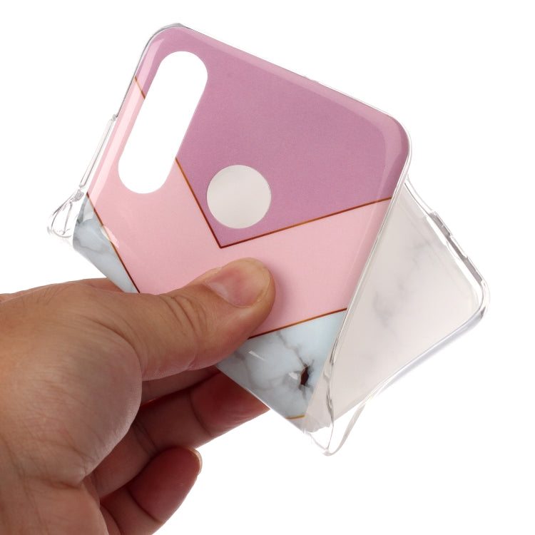 For Huawei P30 Lite Coloured Drawing Pattern IMD Workmanship Soft TPU Protective Case