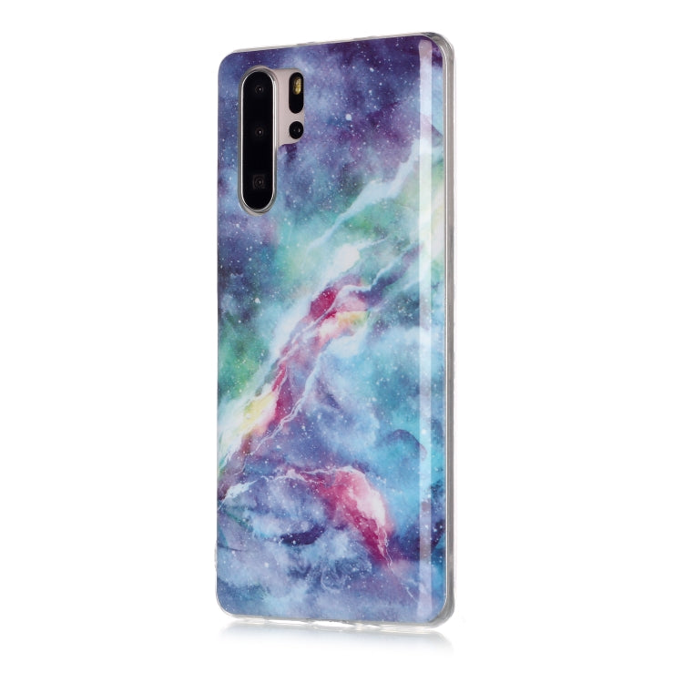 For Huawei P30 Pro Coloured Drawing Pattern IMD Workmanship Soft TPU Protective Case
