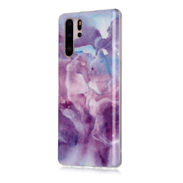 For Huawei P30 Pro Coloured Drawing Pattern IMD Workmanship Soft TPU Protective Case