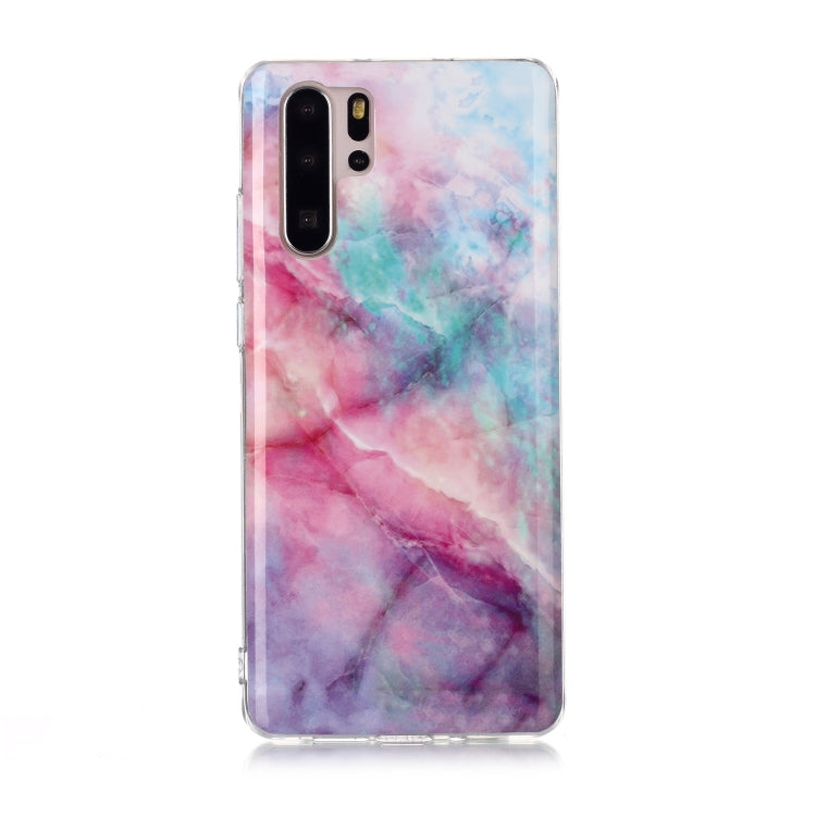 For Huawei P30 Pro Coloured Drawing Pattern IMD Workmanship Soft TPU Protective Case
