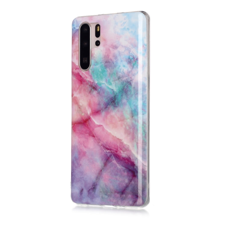 For Huawei P30 Pro Coloured Drawing Pattern IMD Workmanship Soft TPU Protective Case