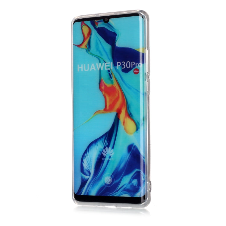 For Huawei P30 Pro Coloured Drawing Pattern IMD Workmanship Soft TPU Protective Case