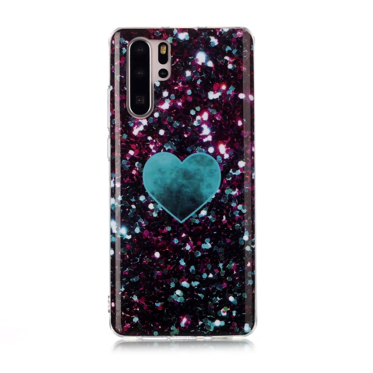 For Huawei P30 Pro Coloured Drawing Pattern IMD Workmanship Soft TPU Protective Case