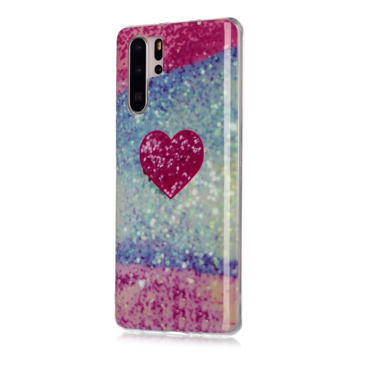 For Huawei P30 Pro Coloured Drawing Pattern IMD Workmanship Soft TPU Protective Case