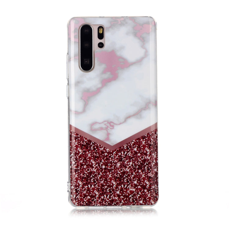 For Huawei P30 Pro Coloured Drawing Pattern IMD Workmanship Soft TPU Protective Case