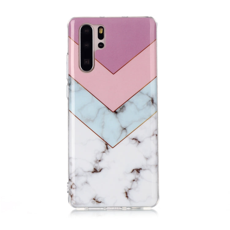 For Huawei P30 Pro Coloured Drawing Pattern IMD Workmanship Soft TPU Protective Case