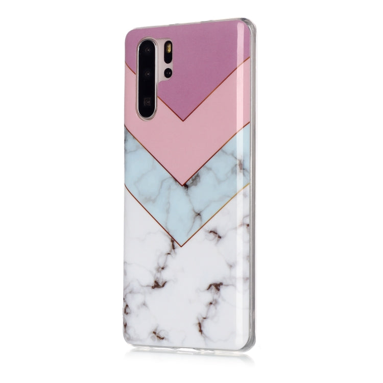 For Huawei P30 Pro Coloured Drawing Pattern IMD Workmanship Soft TPU Protective Case