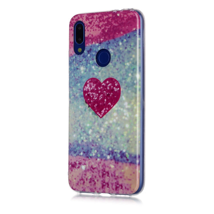 For Xiaomi Redmi Note 7 Coloured Drawing Pattern IMD Workmanship Soft TPU Protective Case