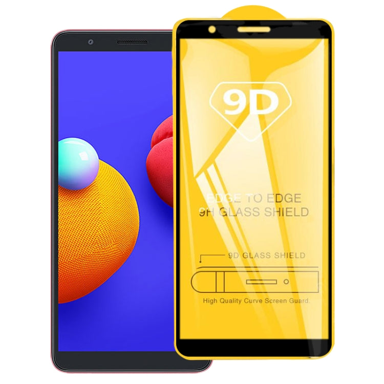 For Samsung Galaxy M01 Core 9D Full Glue Full Screen Tempered Glass Film