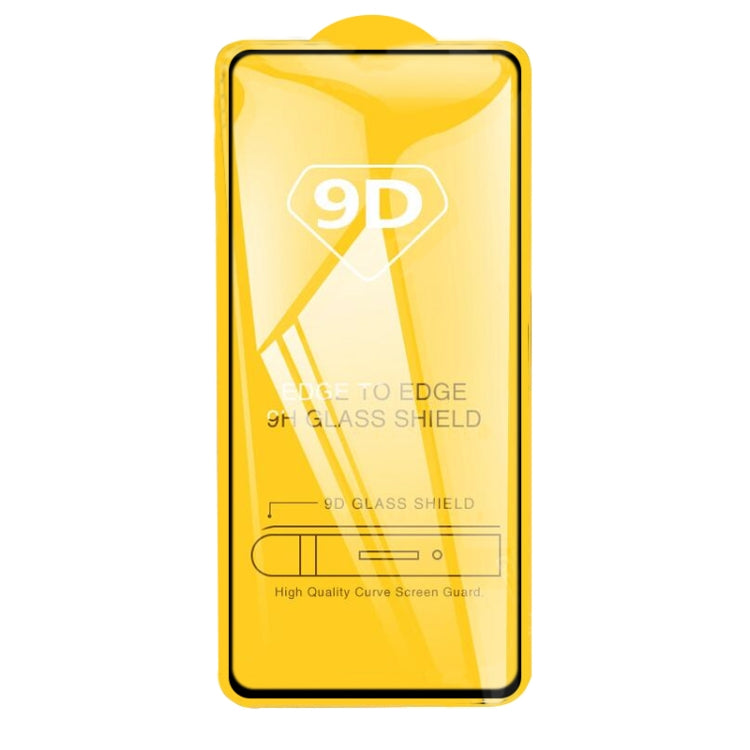 For Samsung Galaxy M51 25 PCS 9D Full Glue Full Screen Tempered Glass Film