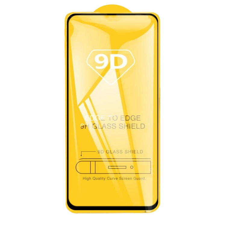 For Samsung Galaxy M40 25 PCS 9D Full Glue Full Screen Tempered Glass Film