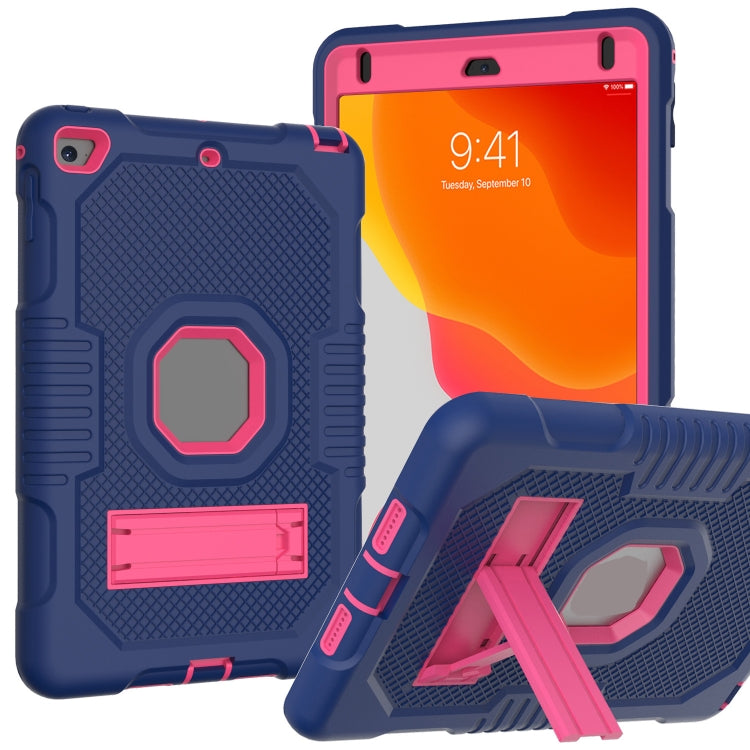 Contrast Color Robot Shockproof Silicone + PC Protective Case with Holder For iPad mini 5 & 4