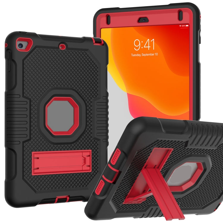 Contrast Color Robot Shockproof Silicone + PC Protective Case with Holder For iPad mini 5 & 4