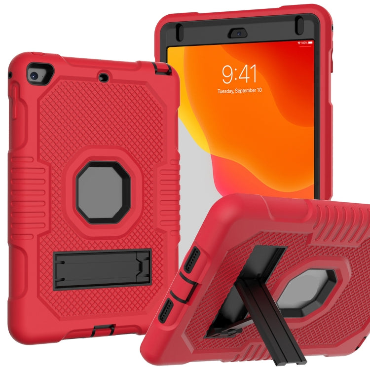 Contrast Color Robot Shockproof Silicone + PC Protective Case with Holder For iPad mini 5 & 4