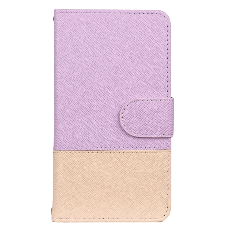 For iPhone 11 Splicing Color Horizontal Flip Leather Case with Holder & Photo Frame & Card Slots & Wallet