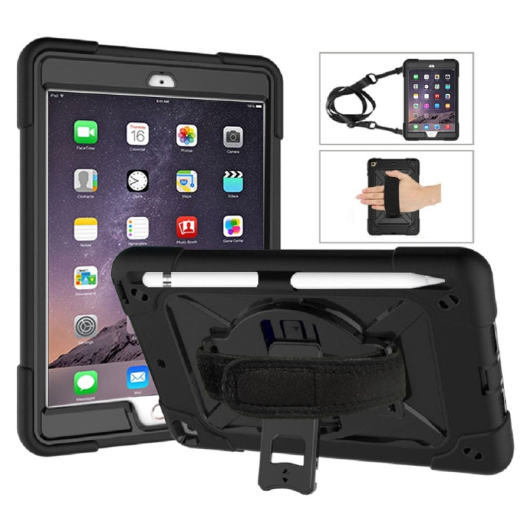 Contrast Color Silicone + PC Combination Case with Holder For iPad mini 3
