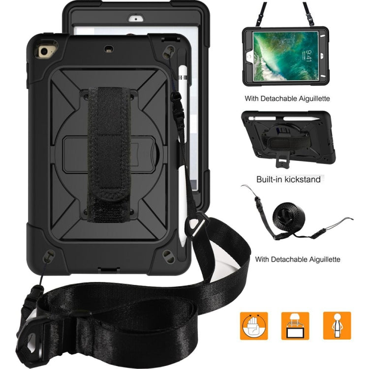 Contrast Color Silicone + PC Combination Case with Holder For iPad mini 3