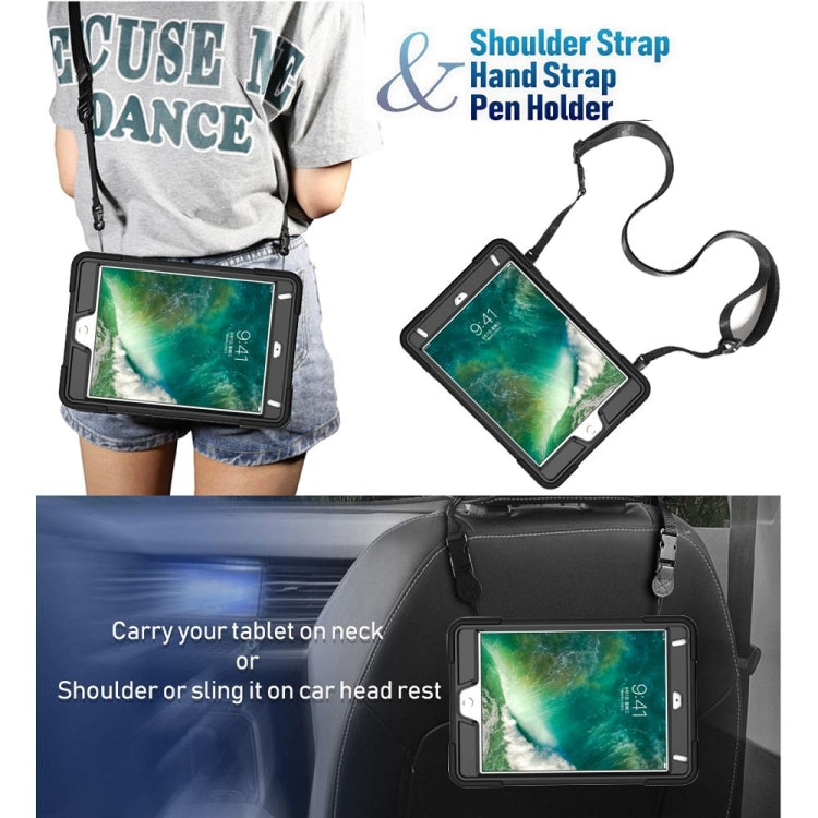 Contrast Color Silicone + PC Combination Case with Holder For iPad mini 3
