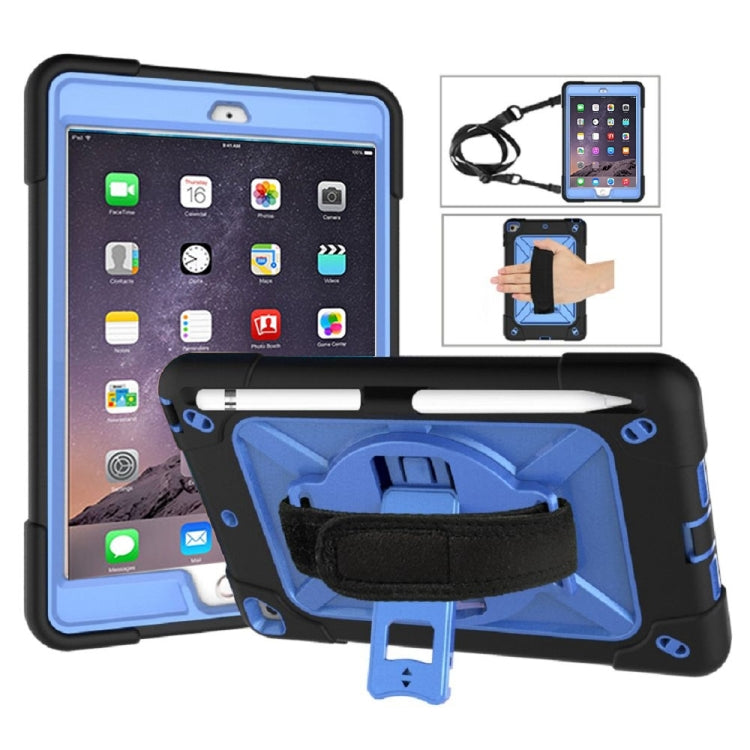 Contrast Color Silicone + PC Combination Case with Holder For iPad mini 3