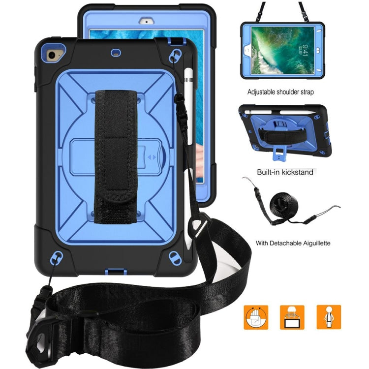 Contrast Color Silicone + PC Combination Case with Holder For iPad mini 3
