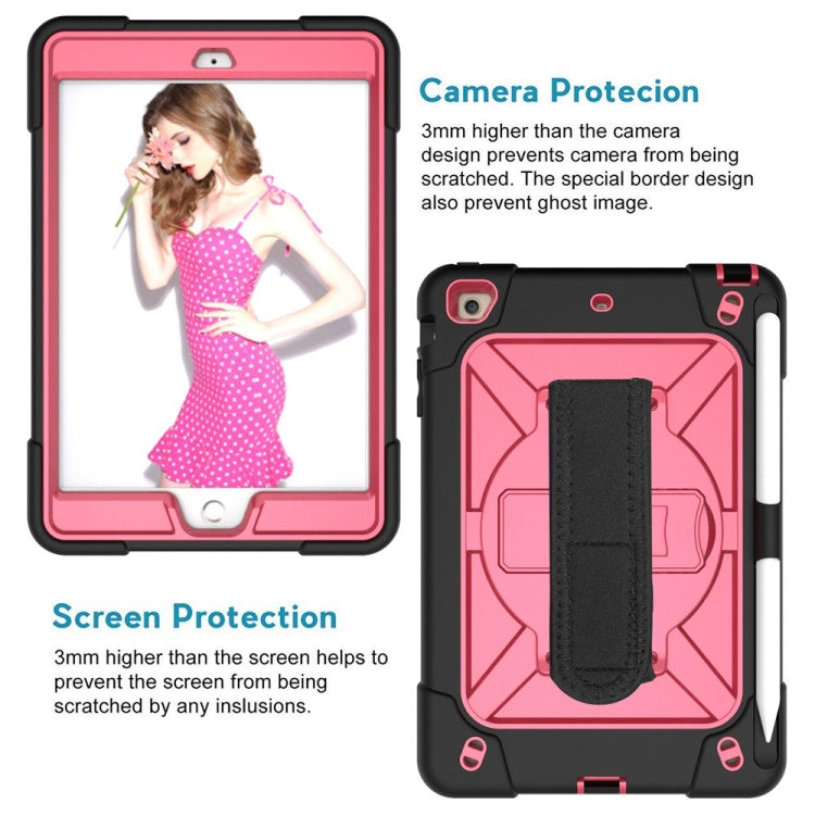 Contrast Color Silicone + PC Combination Case with Holder For iPad mini 3