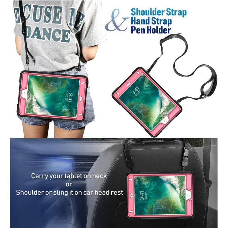 Contrast Color Silicone + PC Combination Case with Holder For iPad mini 3