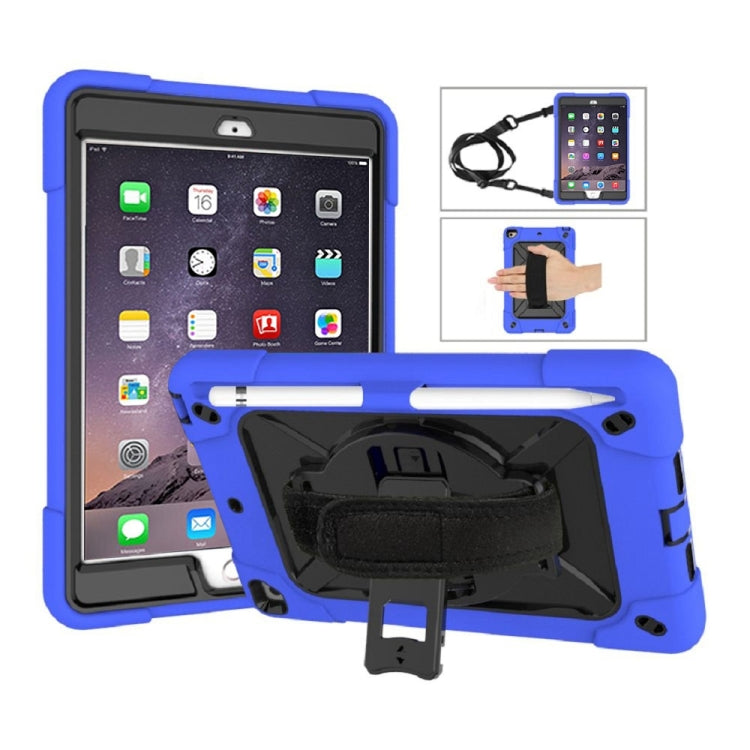 Contrast Color Silicone + PC Combination Case with Holder For iPad mini 3