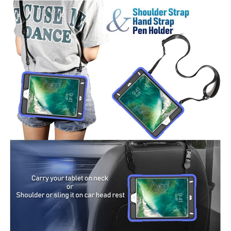 Contrast Color Silicone + PC Combination Case with Holder For iPad mini 3