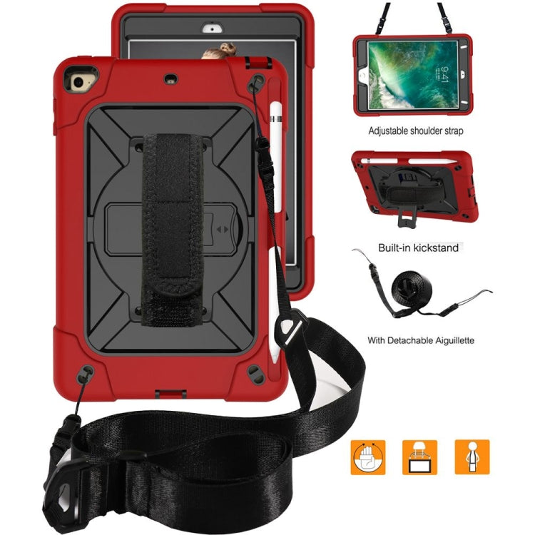 Contrast Color Silicone + PC Combination Case with Holder For iPad mini 3
