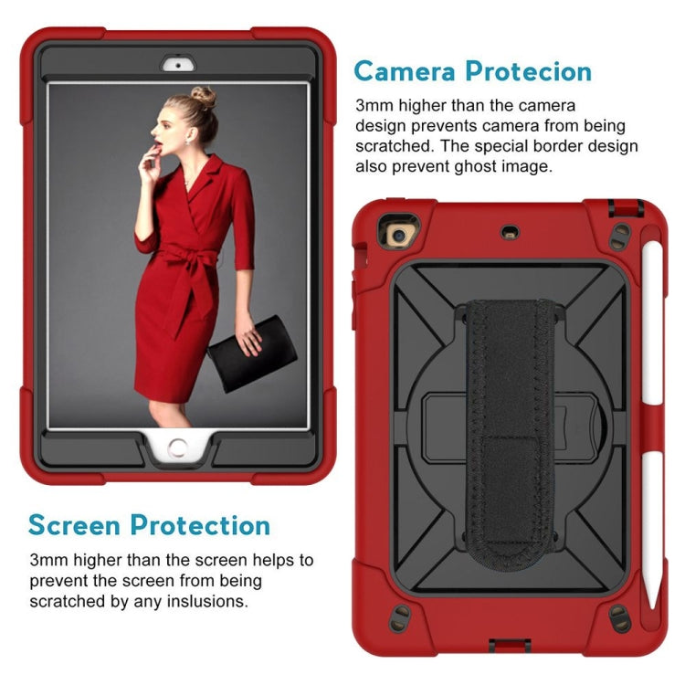 Contrast Color Silicone + PC Combination Case with Holder For iPad mini 3