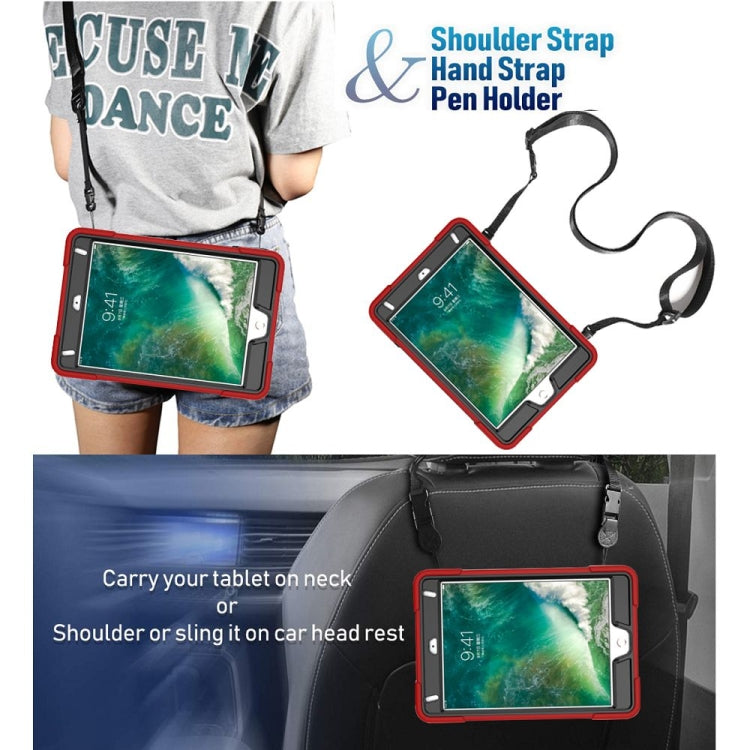 Contrast Color Silicone + PC Combination Case with Holder For iPad mini 3