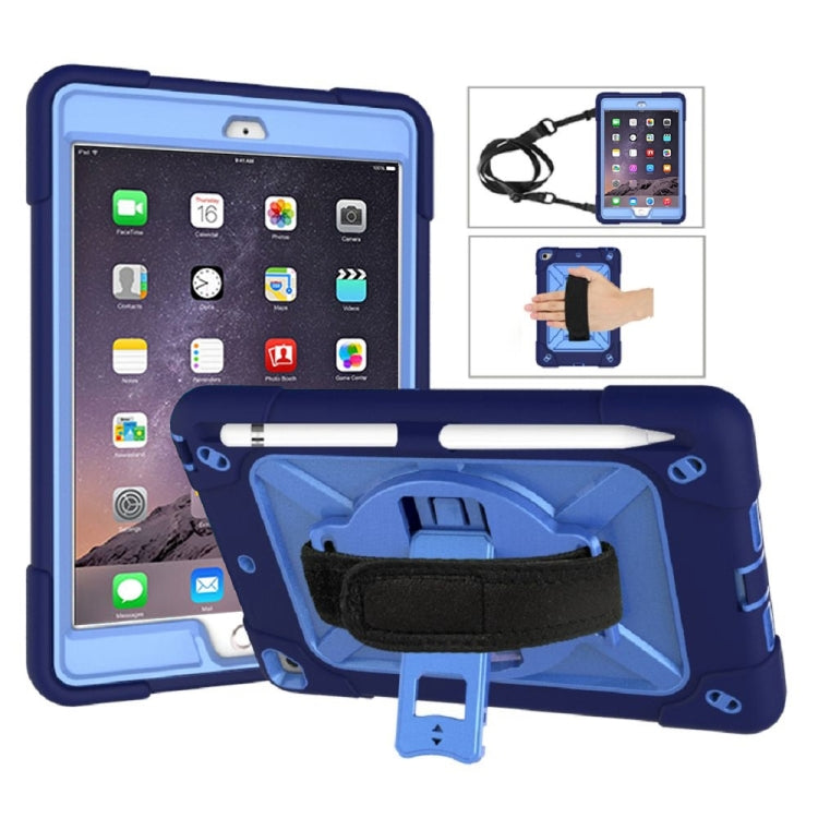 Contrast Color Silicone + PC Combination Case with Holder For iPad mini 3