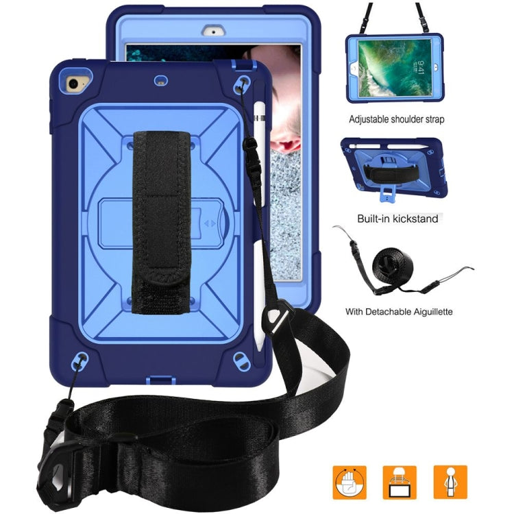 Contrast Color Silicone + PC Combination Case with Holder For iPad mini 3